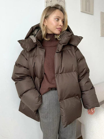 Mira Gesteppter Wintermantel Damen | Voluminöse Silhouette, Isoliert 1
