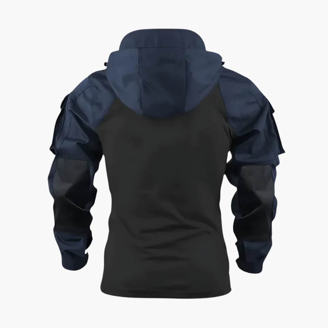 Karo Herrenjacke | Verstellbare Kapuze, Praktisch für Outdoor-Aktivitäten 1