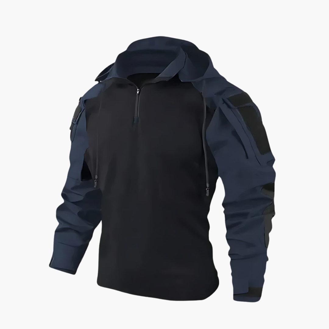 Karo Herrenjacke | Verstellbare Kapuze, Praktisch für Outdoor-Aktivitäten 1