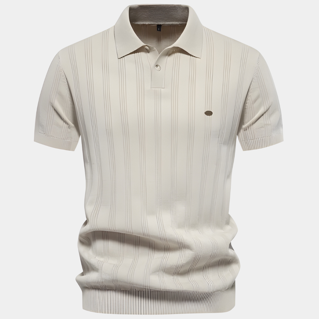 Slim Fit Herren Polohemd | Strukturierter Stoff, Vielseitig 1