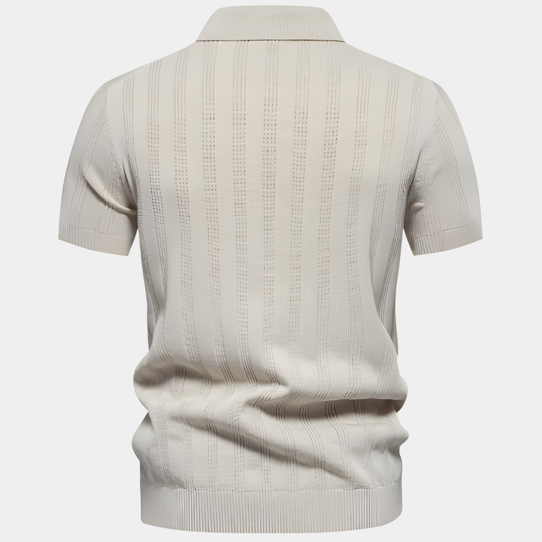 Slim Fit Herren Polohemd | Strukturierter Stoff, Vielseitig 1