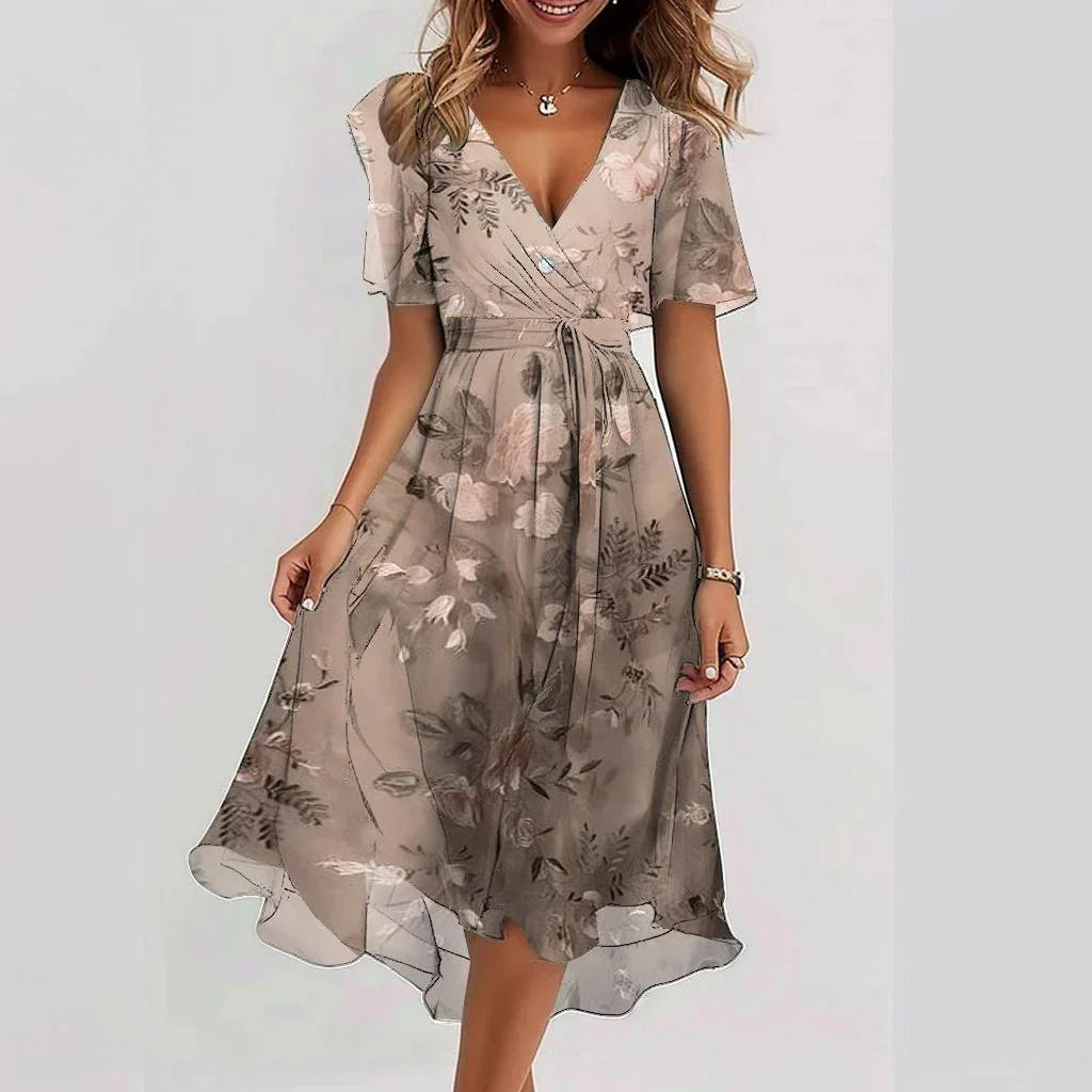 Chiffon Kleid für Frauen | Fließendes Design, Bequem 1
