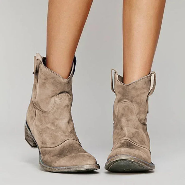 Ava Damen Stiefeletten | Knöchellang, Kunstleder, Schwarz 1