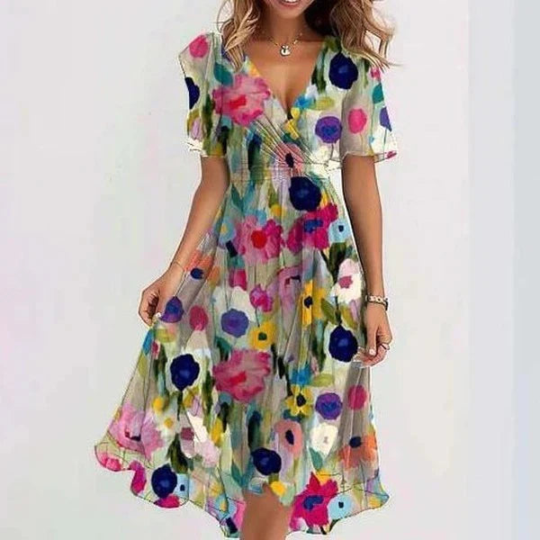 Chiffon Kleid für Frauen | Fließendes Design, Bequem 5